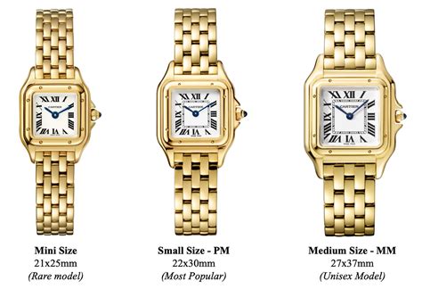 cartier panthere petite|cartier panther size chart.